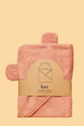 KIIN BABY HOODED TOWEL BLUSH