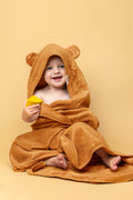 KIIN BABY HOODED TOWEL  CARAMEL