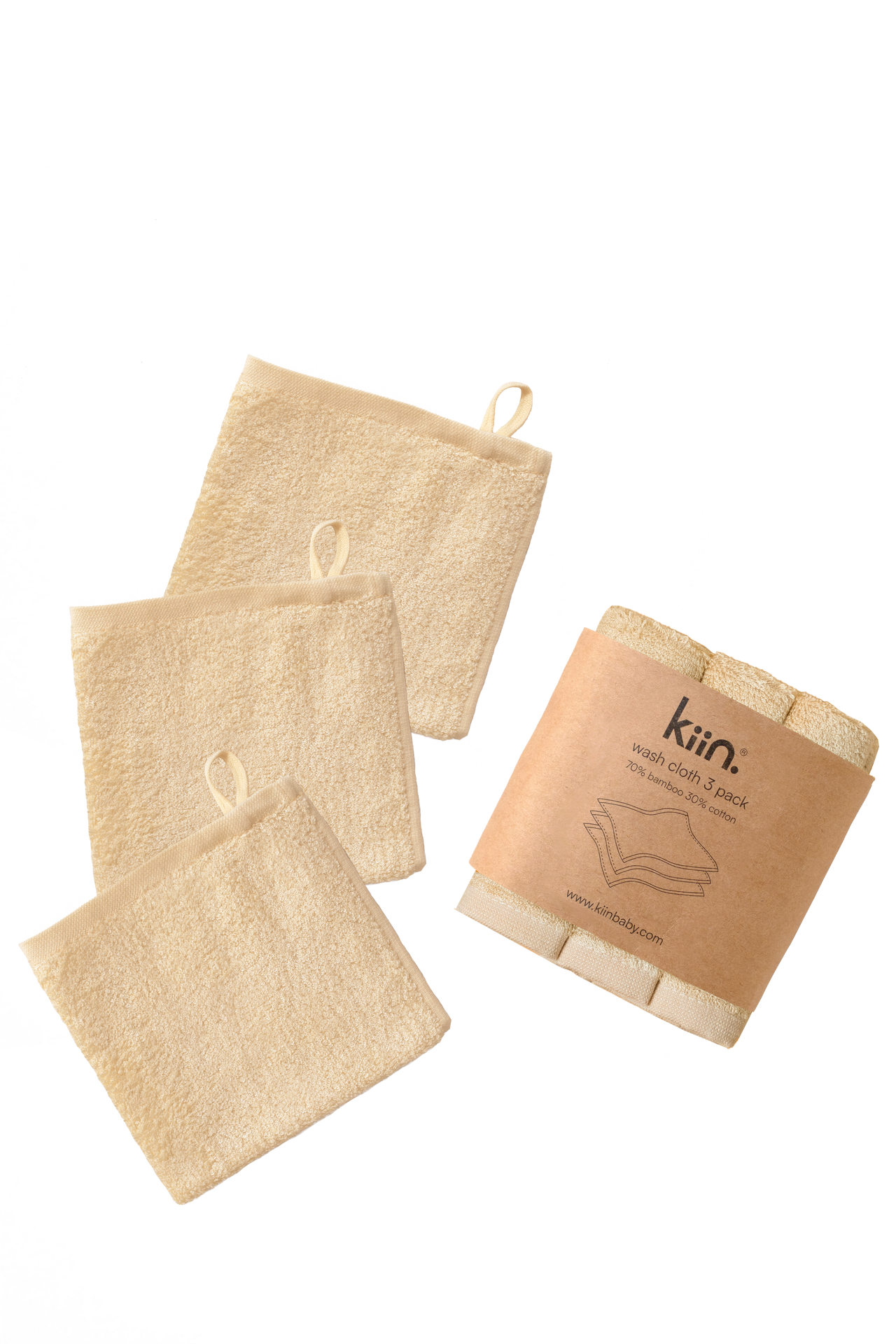 KIIN BABY WASH CLOTHS OAT