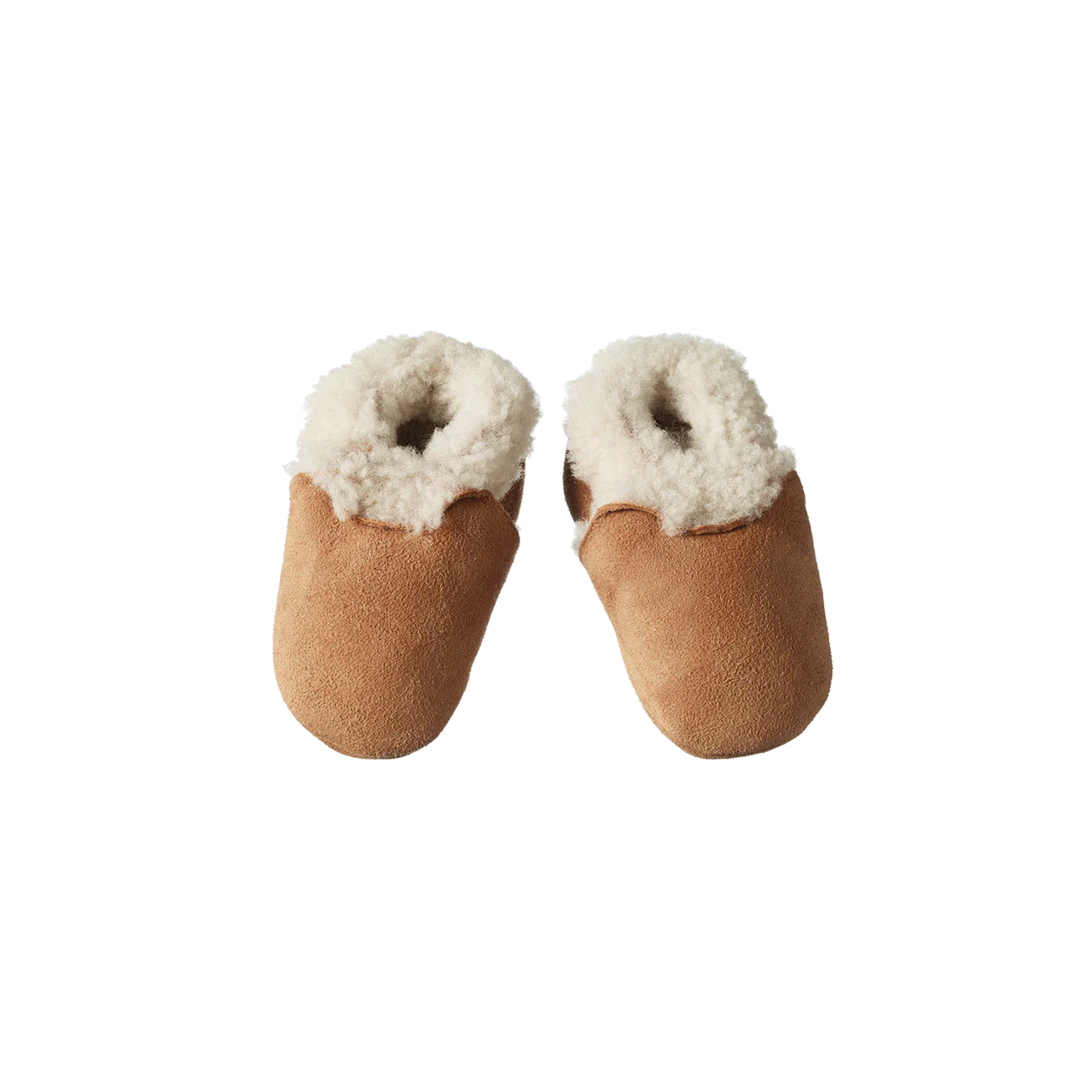 NATURE BABY LAMBSKIN BOOTIES CINNAMON