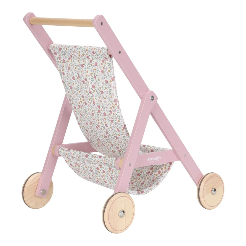 LITTLE DUTCH DOLL STROLLER PINK