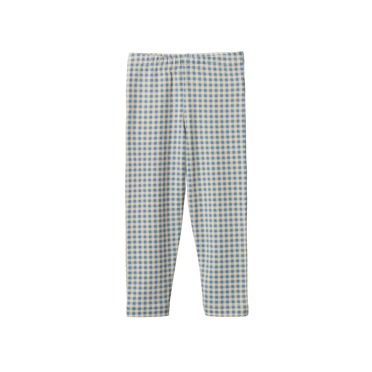 NATURE BABY LEGGINGS BLUE GINGHAM