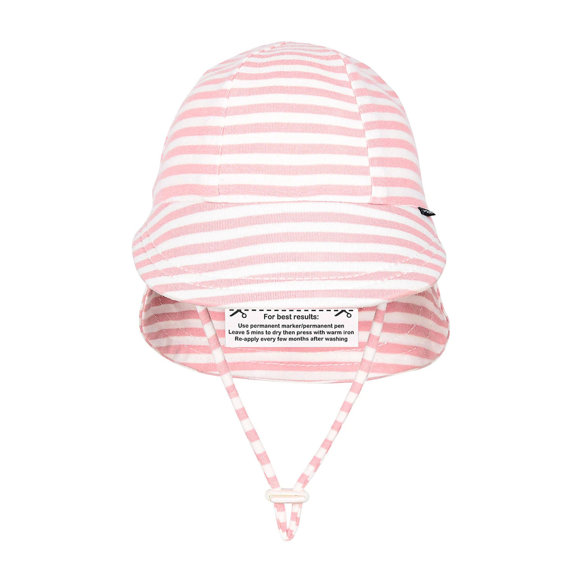 BEDHEAD LEGIONNAIRE FLAP SUNHAT PINK STRIPE