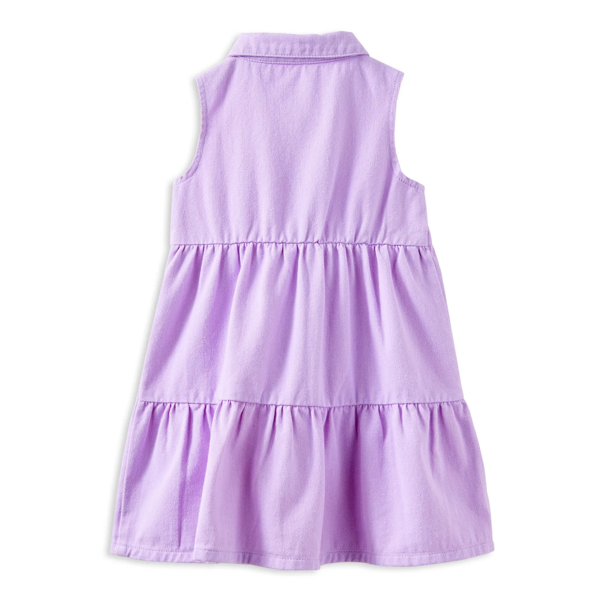 MILKY LILAC TWILL DRESS