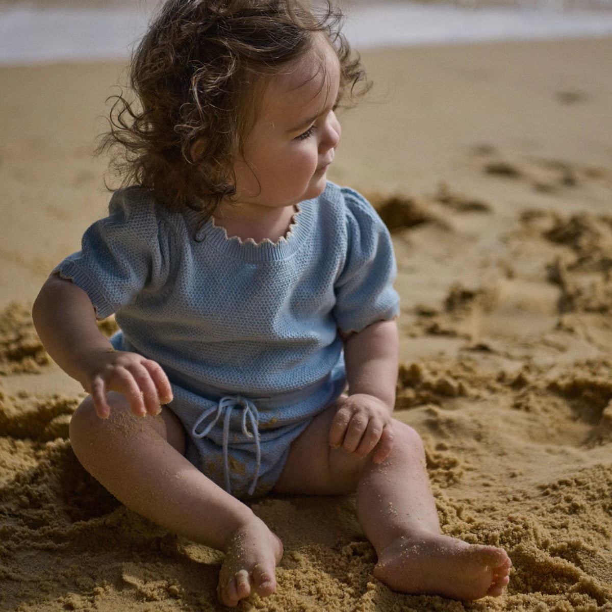 NATURE BABY LOTTIE SUIT CELESTIAL BLUE