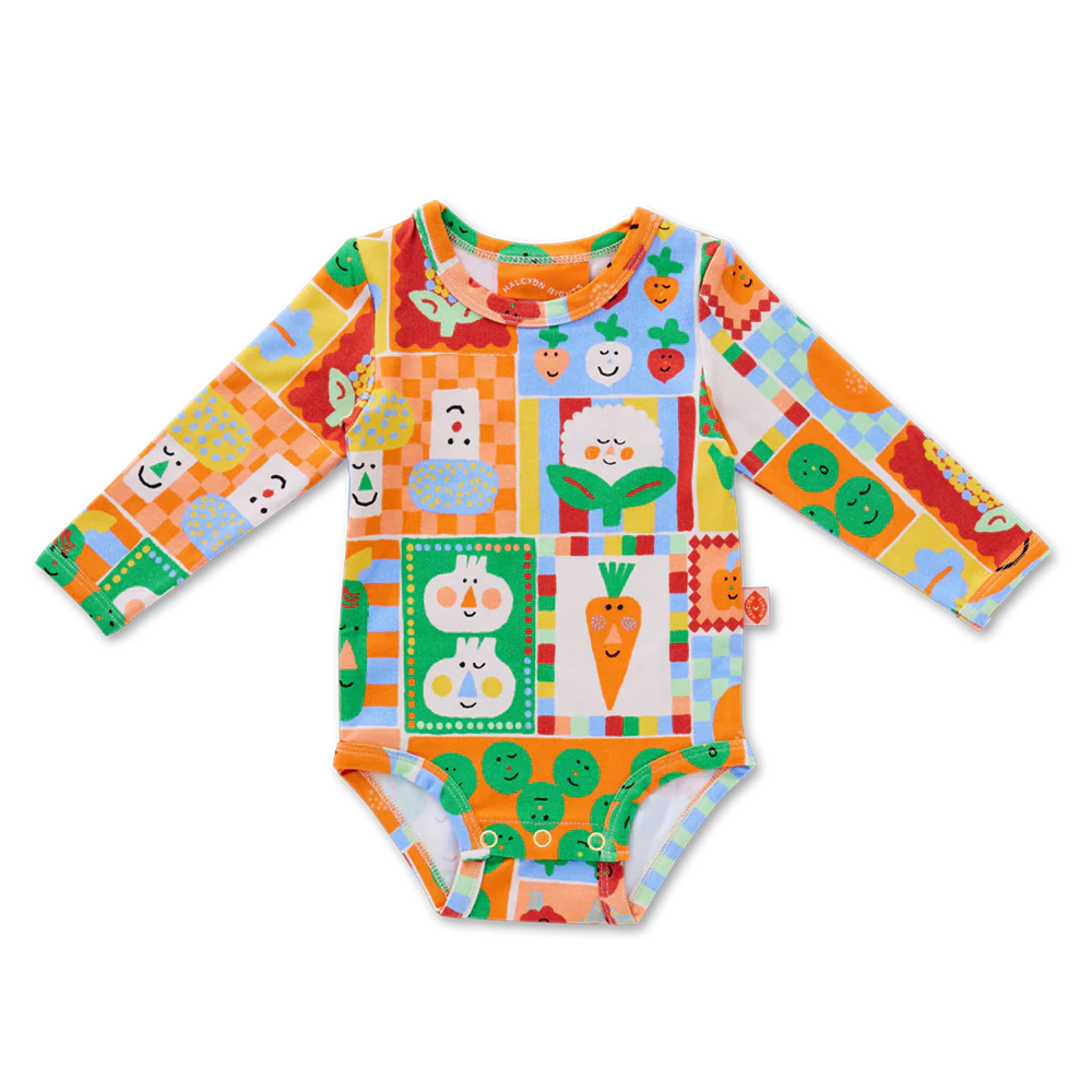 HALCYON NIGHTS POCKET PATCH LS BODYSUIT
