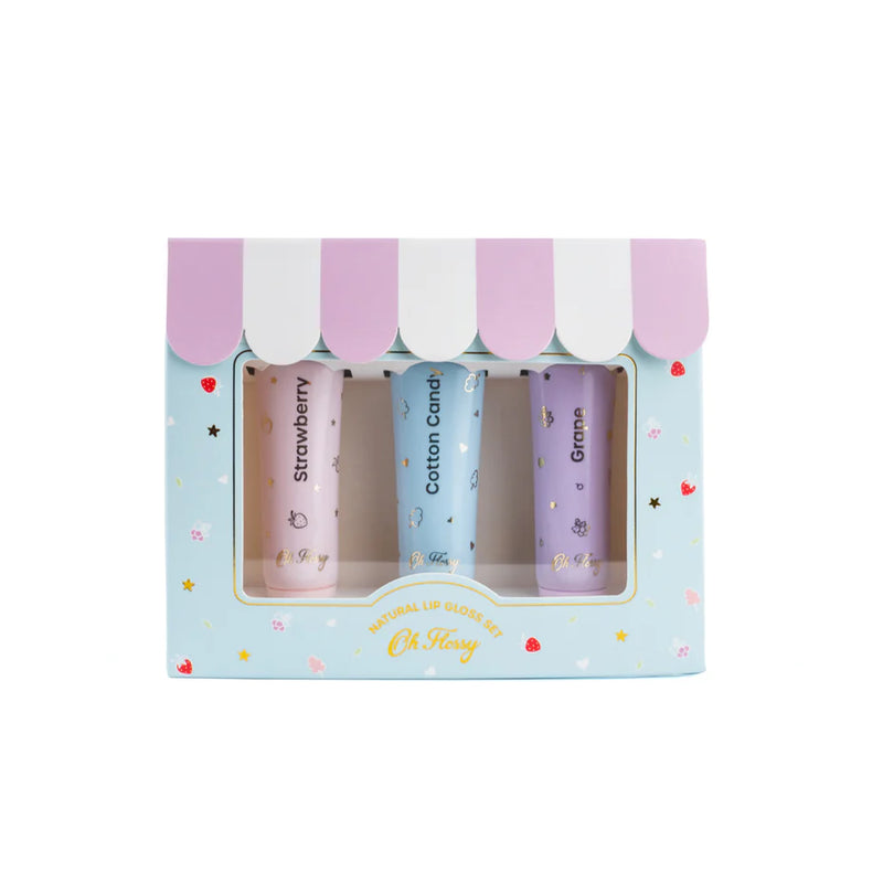 OH FLOSSY NATURAL LIP GLOSS SET