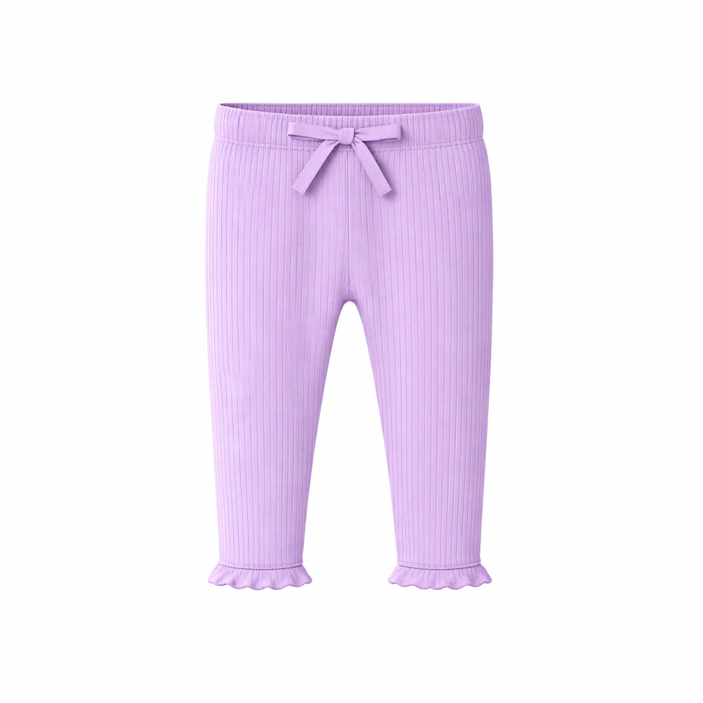CONFETTI KIDZ LILAC RIBBED LEGGINGS