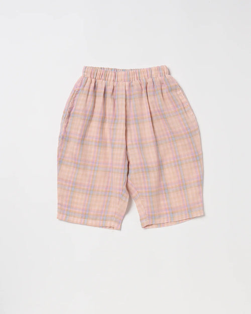 WALNUT WYATT PANT - PINK CHECK