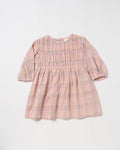 WALNUT BLUEBIRD DRESS - PINK CHECK