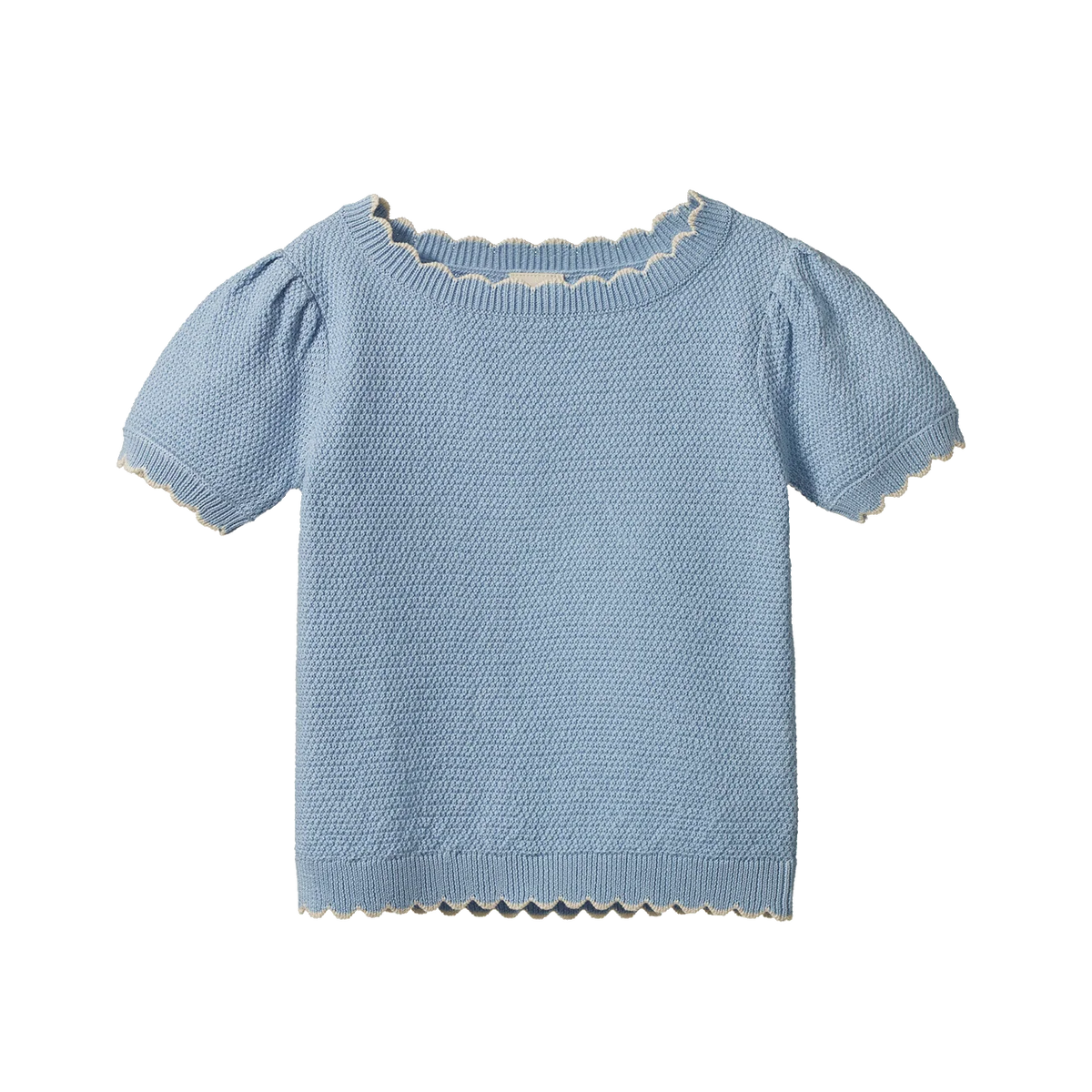 NATURE BABY MAEVE TEE CELESTIAL BLUE