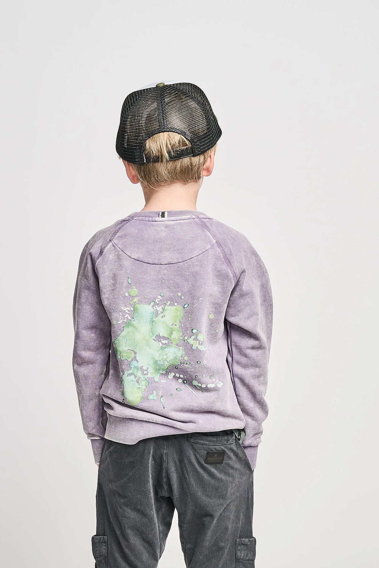 MUNSTER KIDS SPLATTED CREW