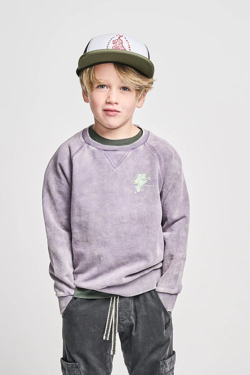 MUNSTER KIDS SPLATTED CREW