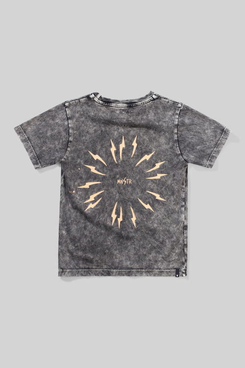 MUNSTER KIDS ELECTRIC TEE MINERAL OCEAN BLACK