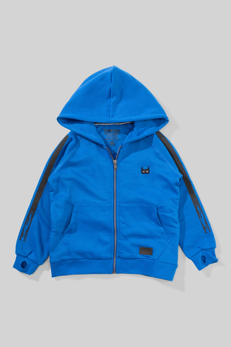 MUNSTER KIDS MUNDAS ZIP HOODIE ROYAL BLUE