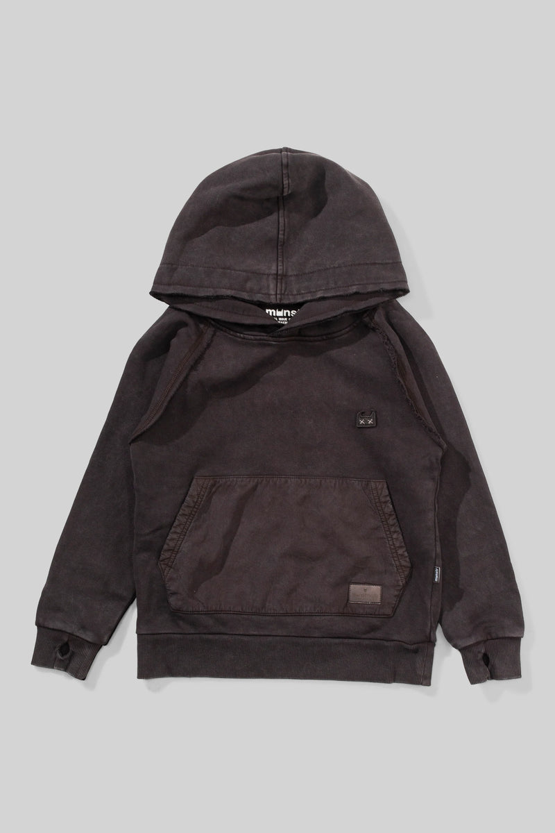 MUNSTER KIDS EASY HOODIE WASHED BLACK