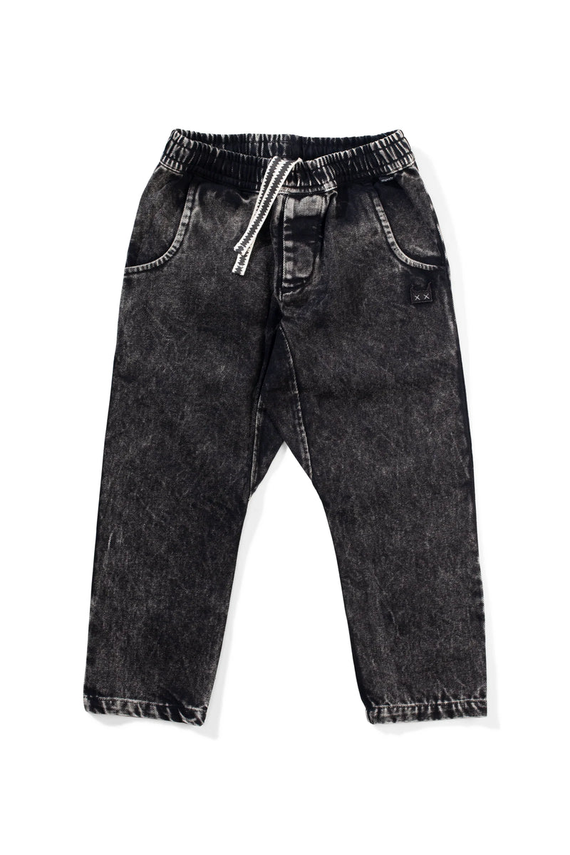 MUNSTER KIDS ACID RAIN PANT ACID BLACK