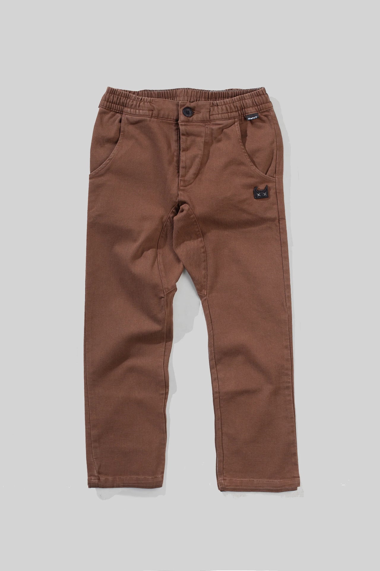MUNSTER KIDS BEAMS DENIM PANT CHOCOLATE