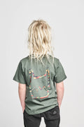 MUNSTER KIDS MOREBONES TEE OCEAN GREEN