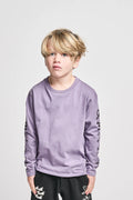 MUNSTER PLEASURES LONG SLEEVE TEE ASH PURPLE