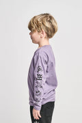 MUNSTER PLEASURES LONG SLEEVE TEE ASH PURPLE