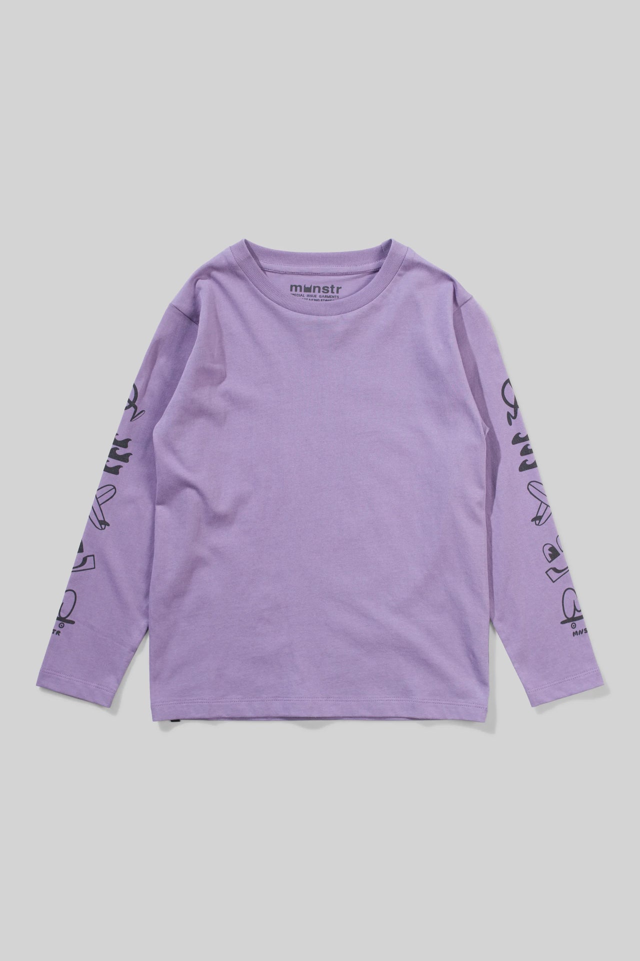 MUNSTER PLEASURES LONG SLEEVE TEE ASH PURPLE