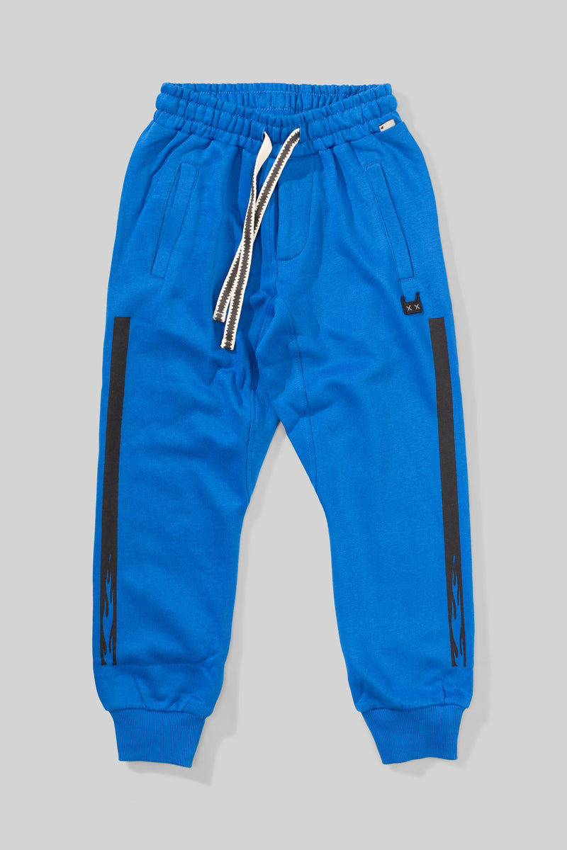 MUNSTER KIDS 2 FLAMES PANT ROYAL BLUE