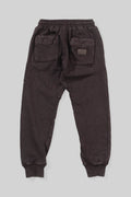 MUNSTER POPLIN PATCH PANT WASHED BLACK