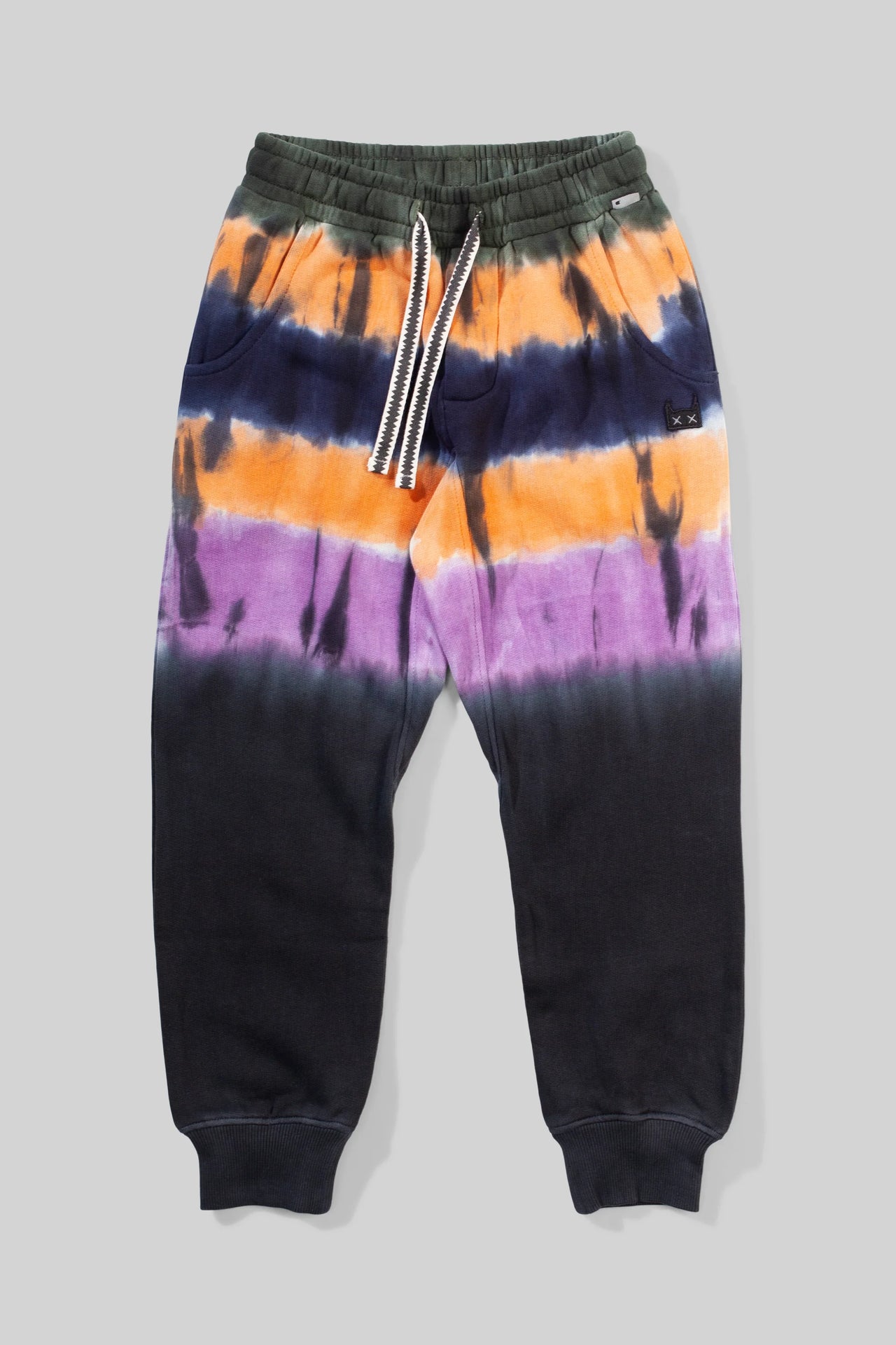 MUNSTER KIDS WAISTDEEP TRACKPANT BLACK TIE DYE