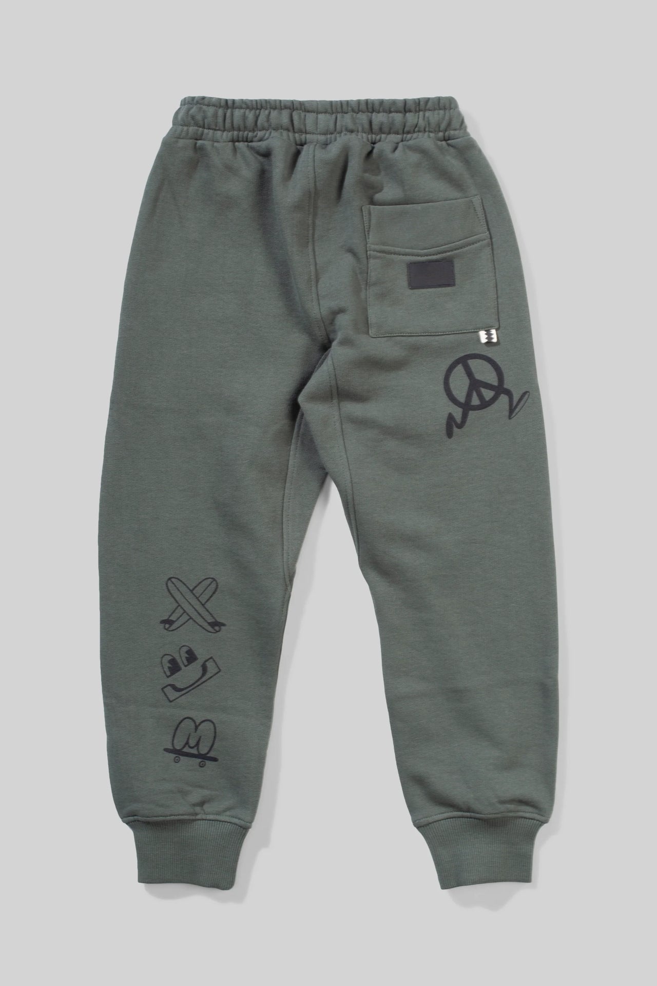 MUNSTER KIDS LESSGO TRACK PANT OCEAN GREEN