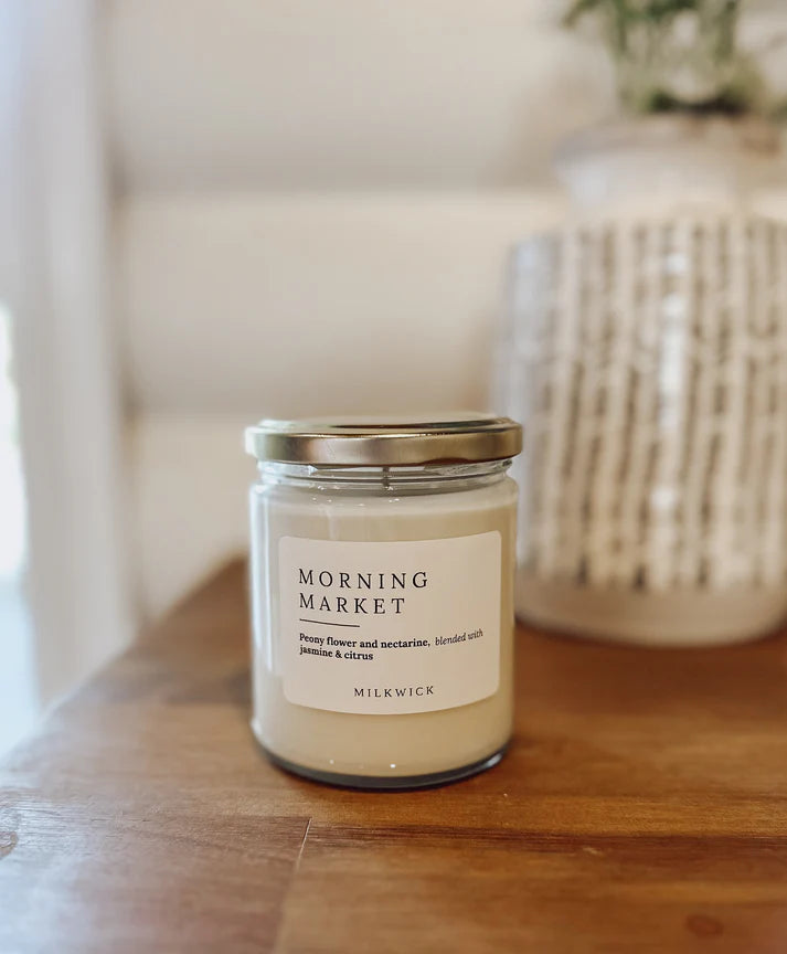MILKWICK MORNING MARKET CANDLE LGE 250ML