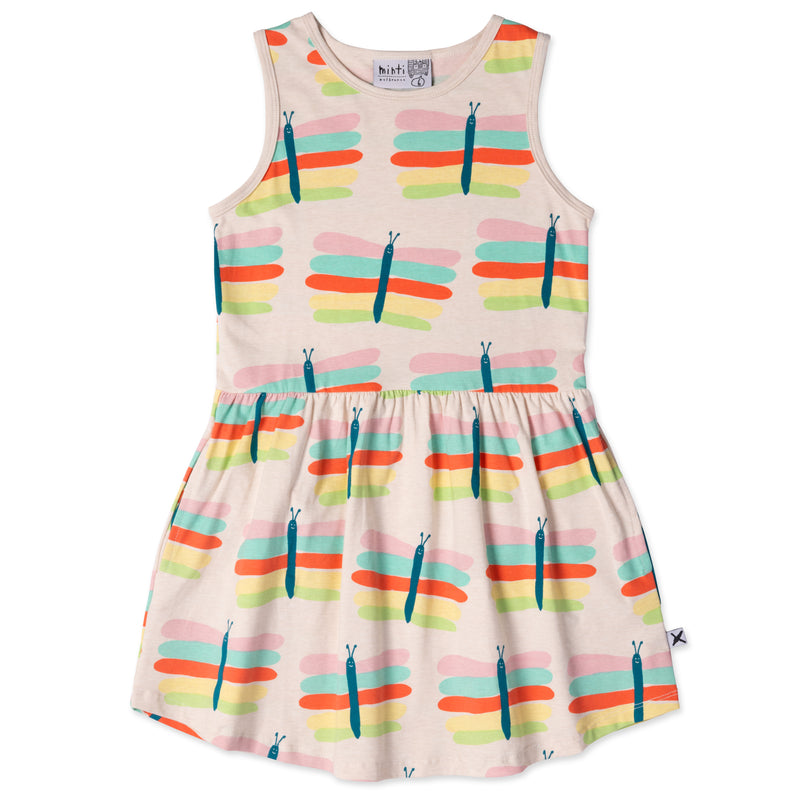 MINTI PASTEL BUTTERFLIES DRESS