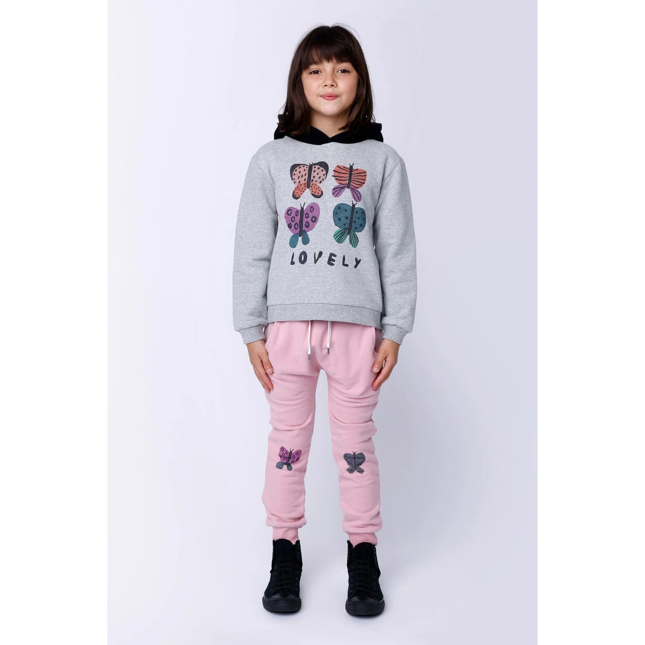 MINTI LOVELY BUTTERFLIES FURRY HOOD