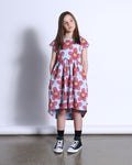 MINTI PAINTED FLOWER DRESS