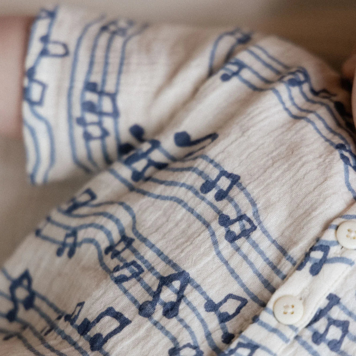 NATURE BABY MONTY SUIT MUSLIN RHYTHM PRINT