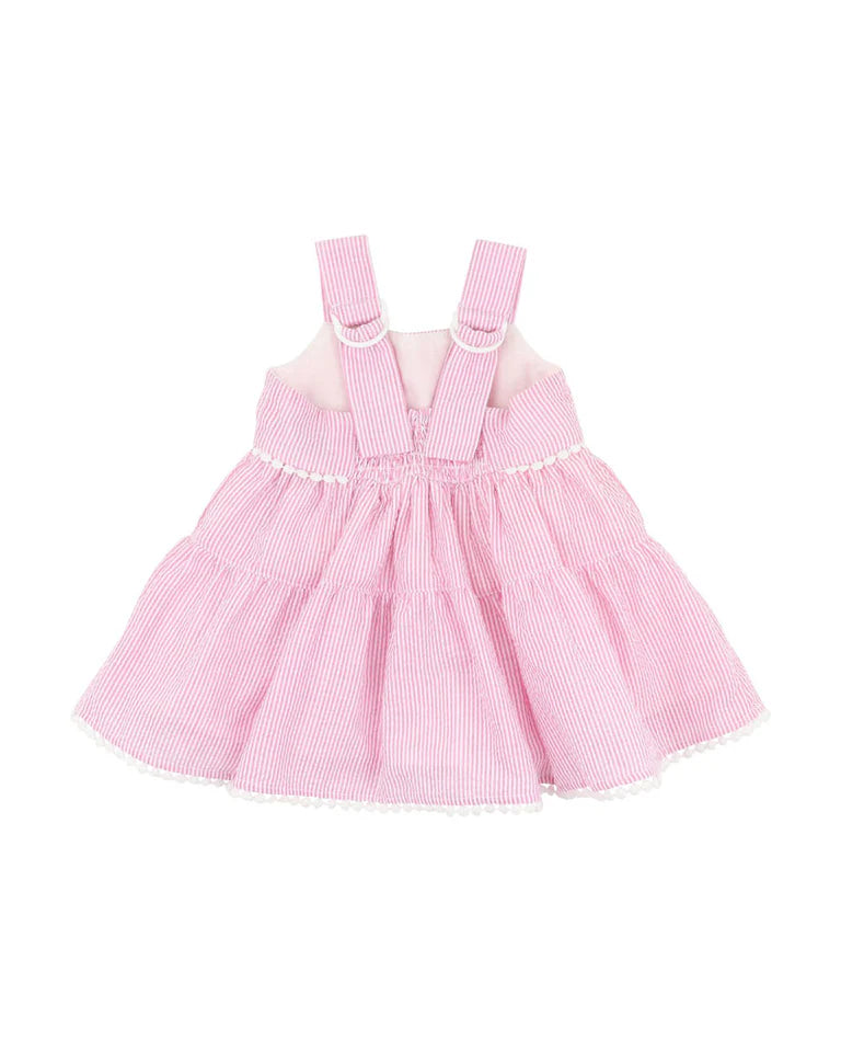 MINIHAHA PINK STRIPE RESORT SUNDRESS