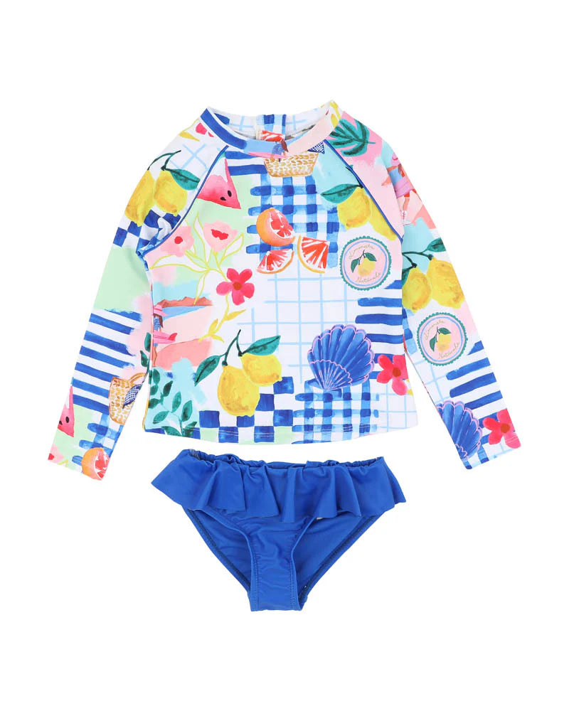 MINIHAHA CAMILLE PRINT LS RASH SET