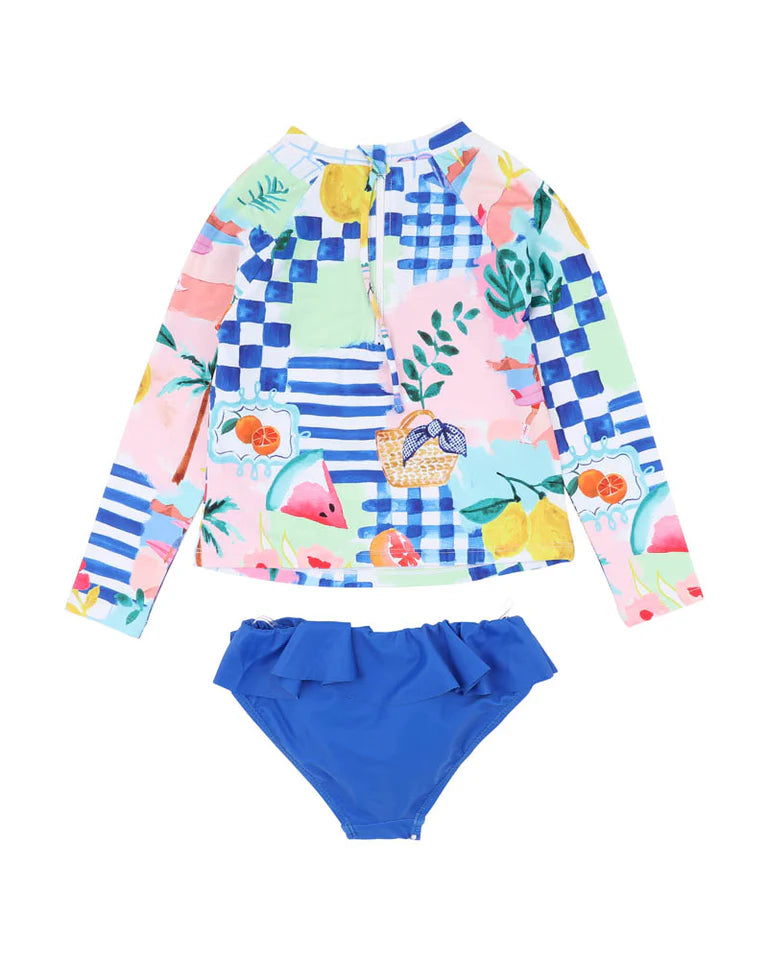 MINIHAHA CAMILLE PRINT LS RASH SET