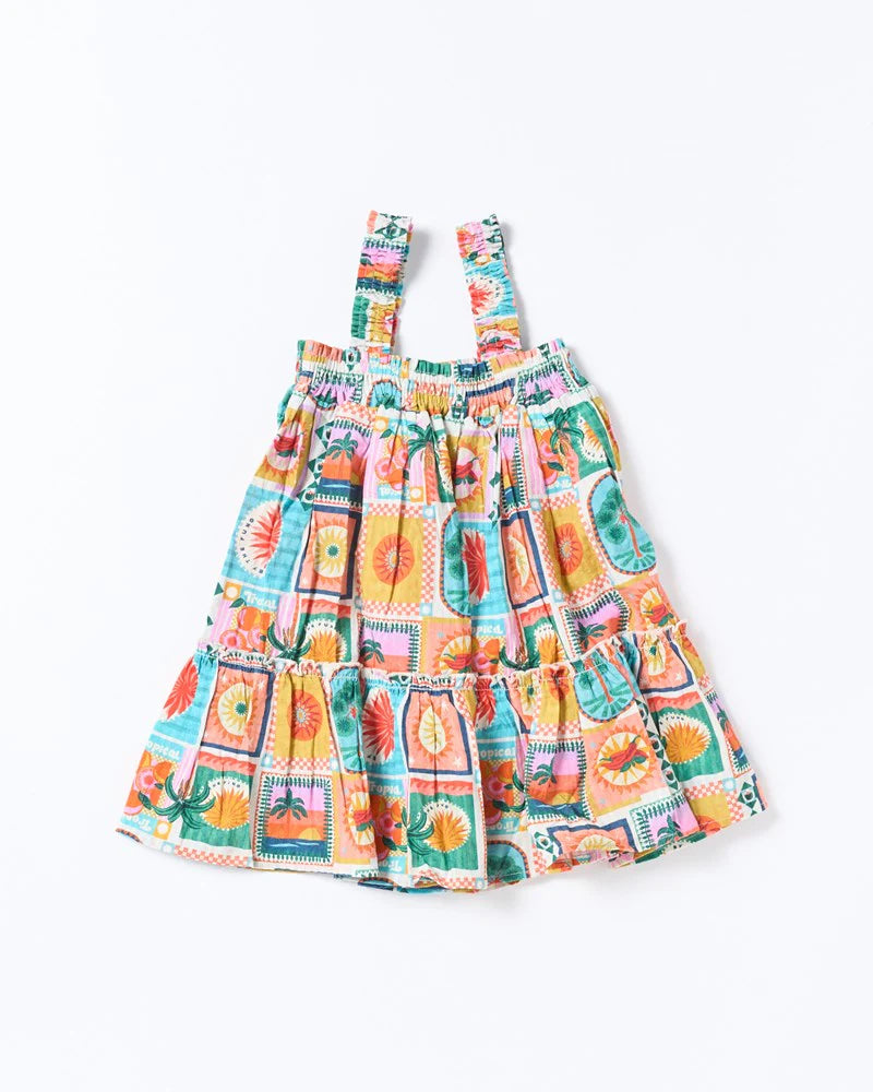 WALNUT MEADOW DRESS - SPICY SUMMER