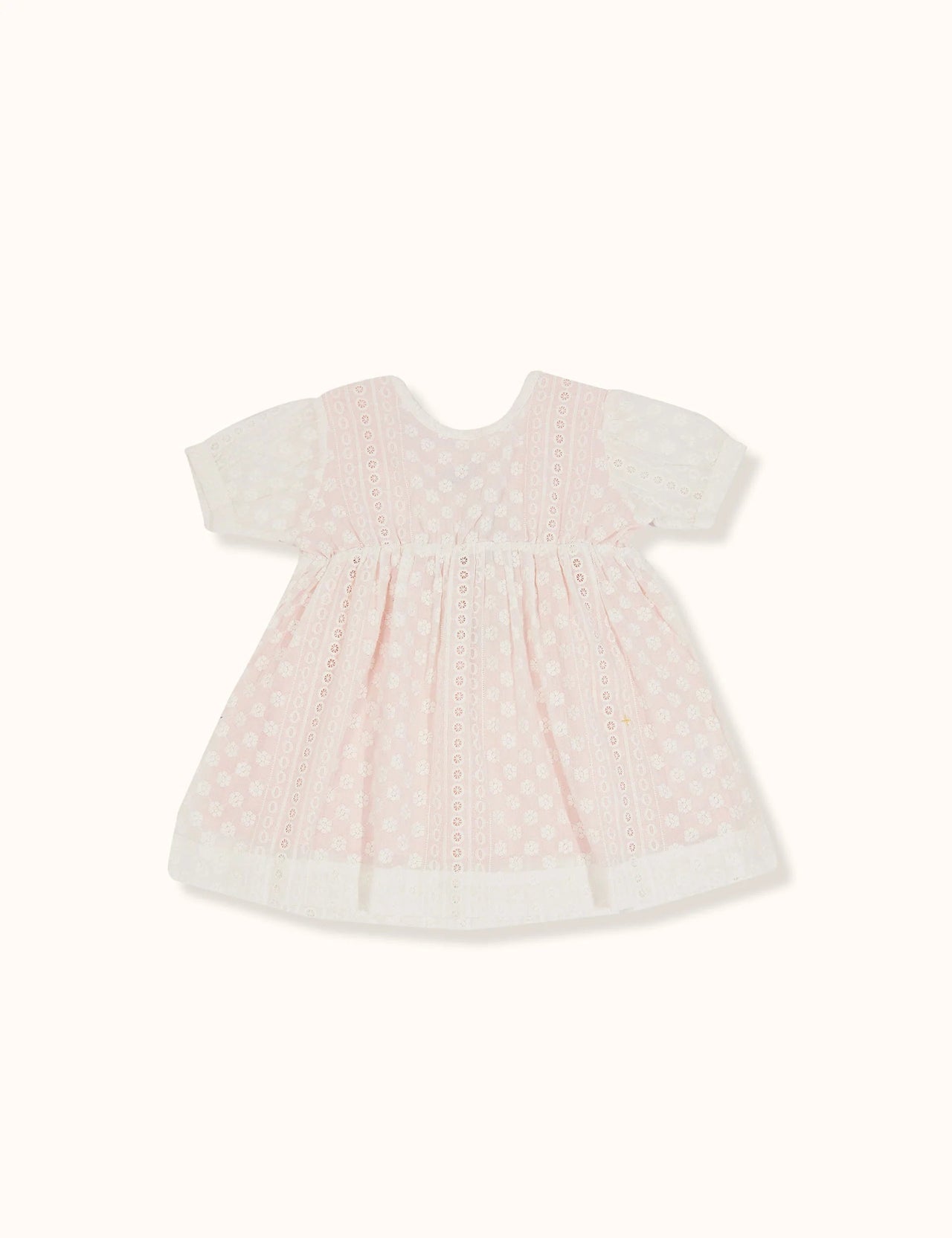 GOLDIE & ACE MIA BRODERIE ANGLAISE DRESS IVORY
