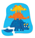 CROCODILE CREEK MINI PUZZLE 12PC - DINO FRIENDS