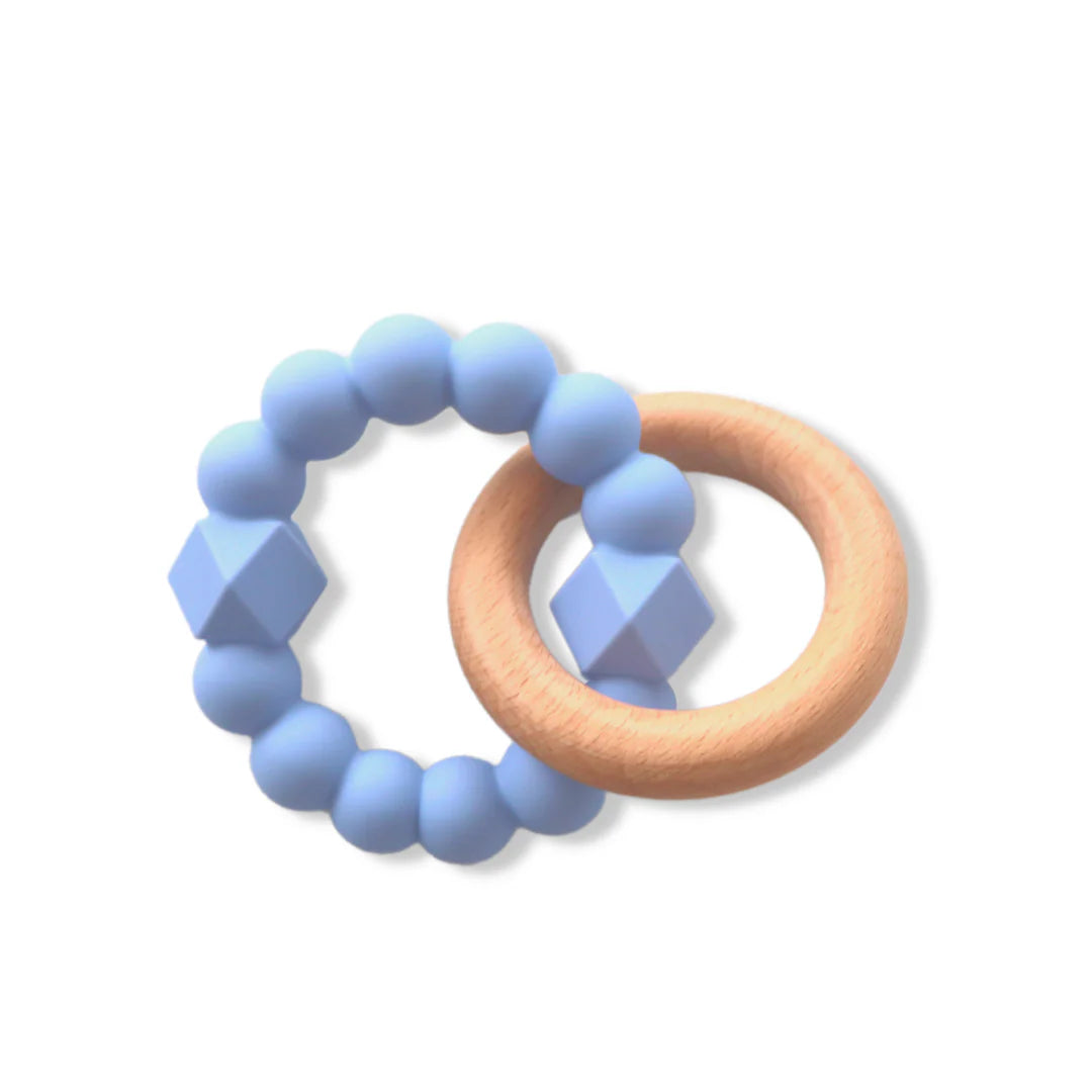 JELLYSTONE MOON TEETHER - SOFT BLUE
