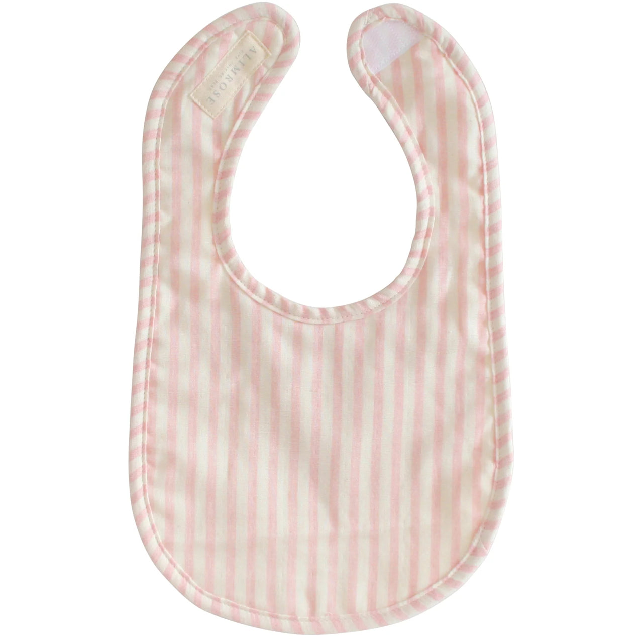 ALIMROSE BIB PINK STRIPE