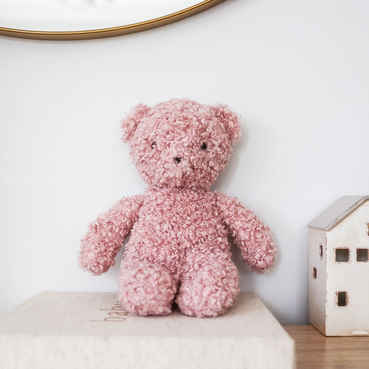 ALIMROSE CHARLIE SHERPA BABY BEAR 27CM PETAL