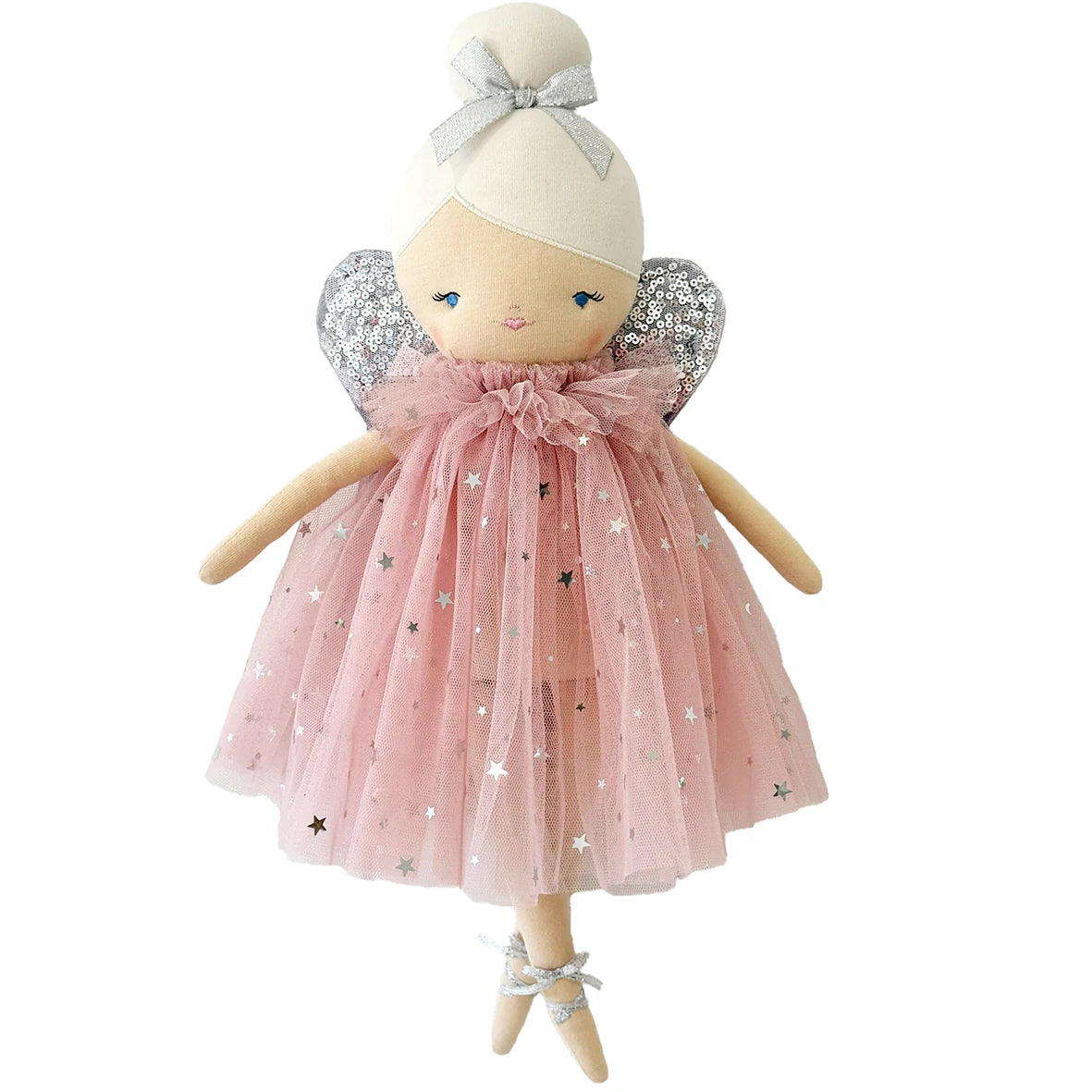 ALIMROSE POSY FAIRY DOLL PINK SILVER