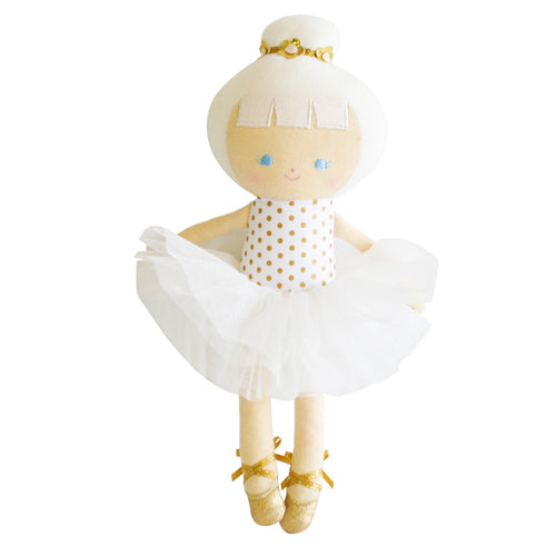 ALIMROSE BABY BALLERINA DOLL 25CM GOLD SPOT