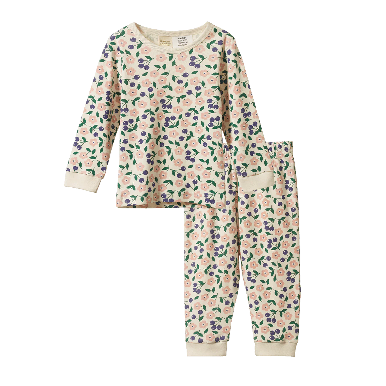 NATURE BABY LONG SLEEVE PYJAMAS GRANDE BRIARWOOD PRINT