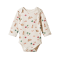 NATURE BABY LONG SLEEVE BODYSUIT COUNTRY BUNNY
