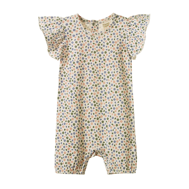 NATURE BABY TILLY SUIT CHAMOMILE BLOOMS PRINT