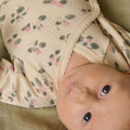 NATURE BABY KIMONO BODYSUIT WATERLILIES PRINT